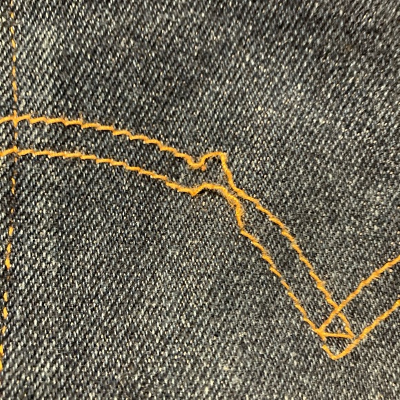 Levis 517 Classic Mens Jeans 36/32” Blue Bootcut Black Tab  Y2K 2001 - Picture 3 of 11